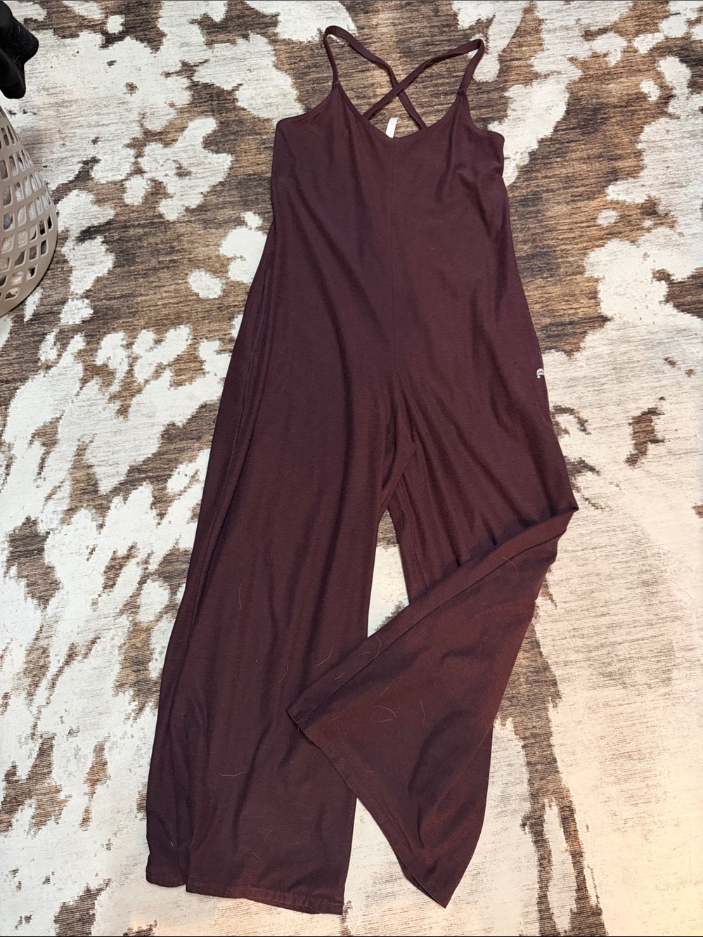 Fabletics Wide-Leg Jumpsuit with Crisscross Straps